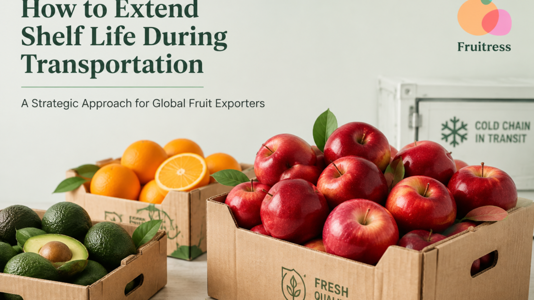 Fruitress technology for fruit shelf life extension and cold chain logistics